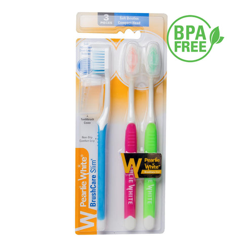BrushCare Slim Soft Toothbrush Triple Pack
